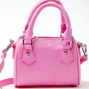Pink convertible Crossbody bag.
